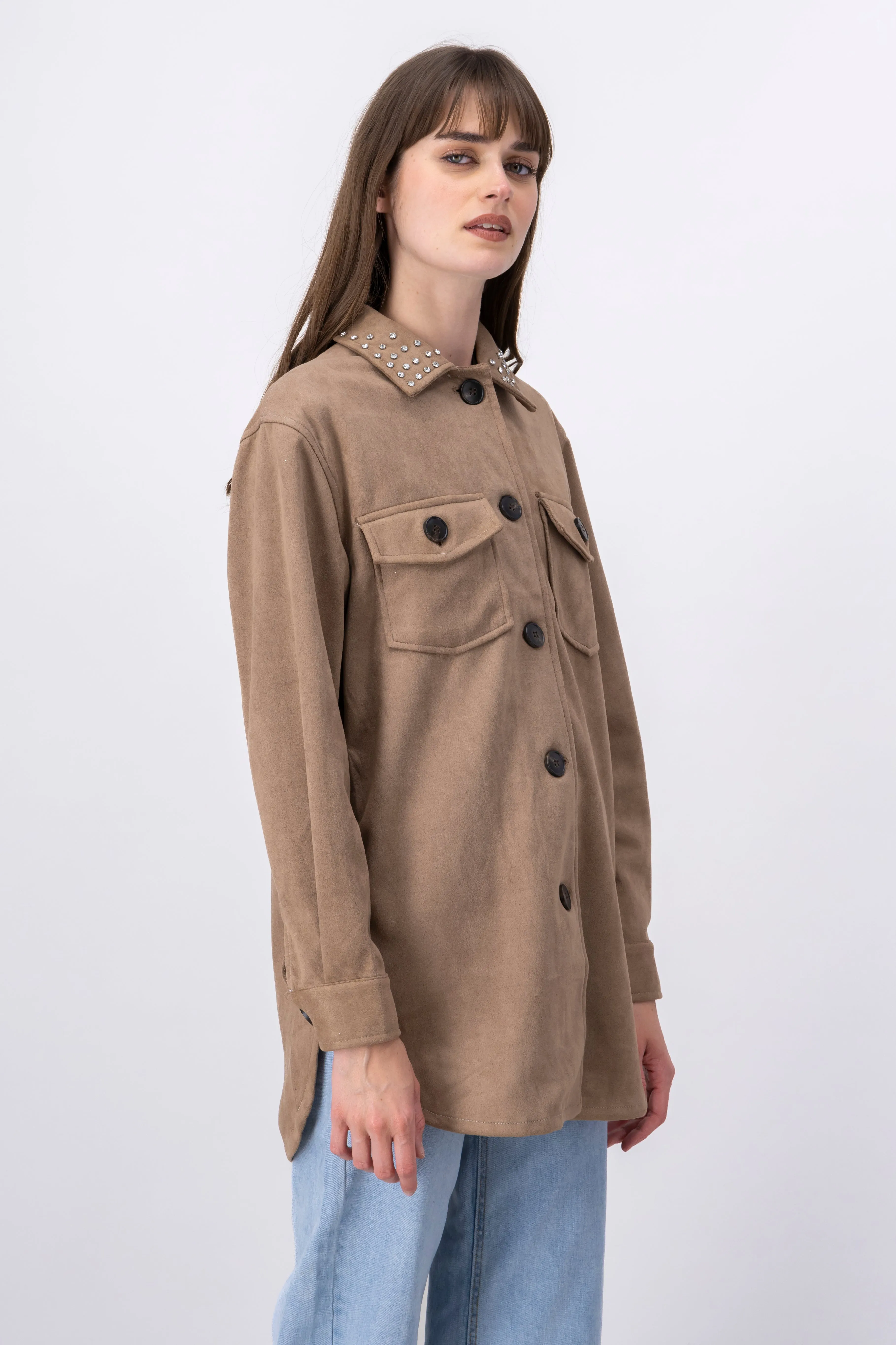 Shacket larga detalle brillos bolsas sold by Shasa product image thumbnail 3