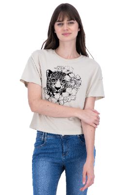 Playera wild leopardo sold by Shasa