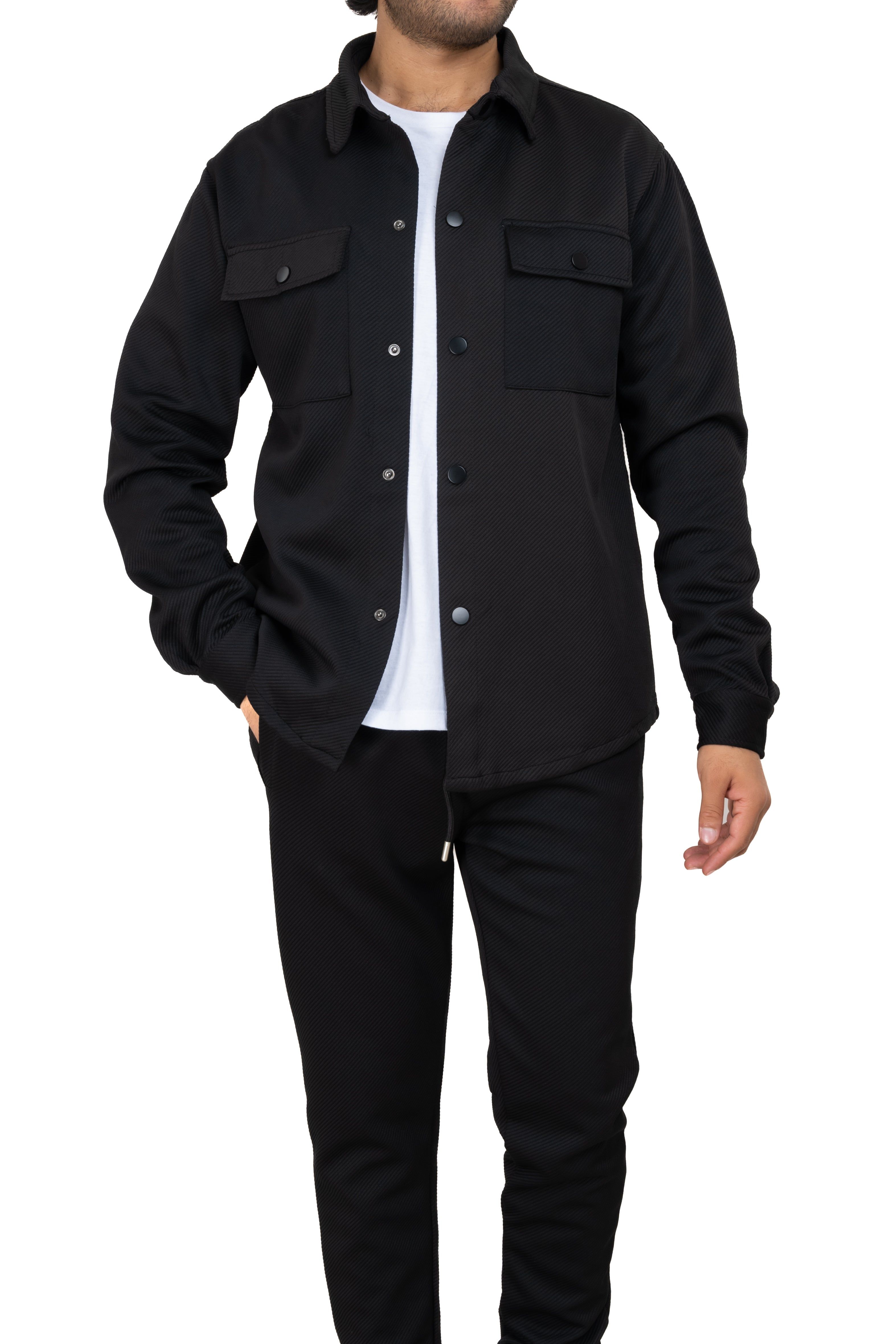 Sobrecamisa textura bolsillos botones sold by Shasa