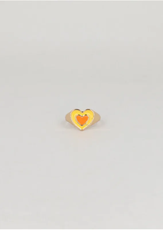 Anillo corazón bicolor sold by Shasa
