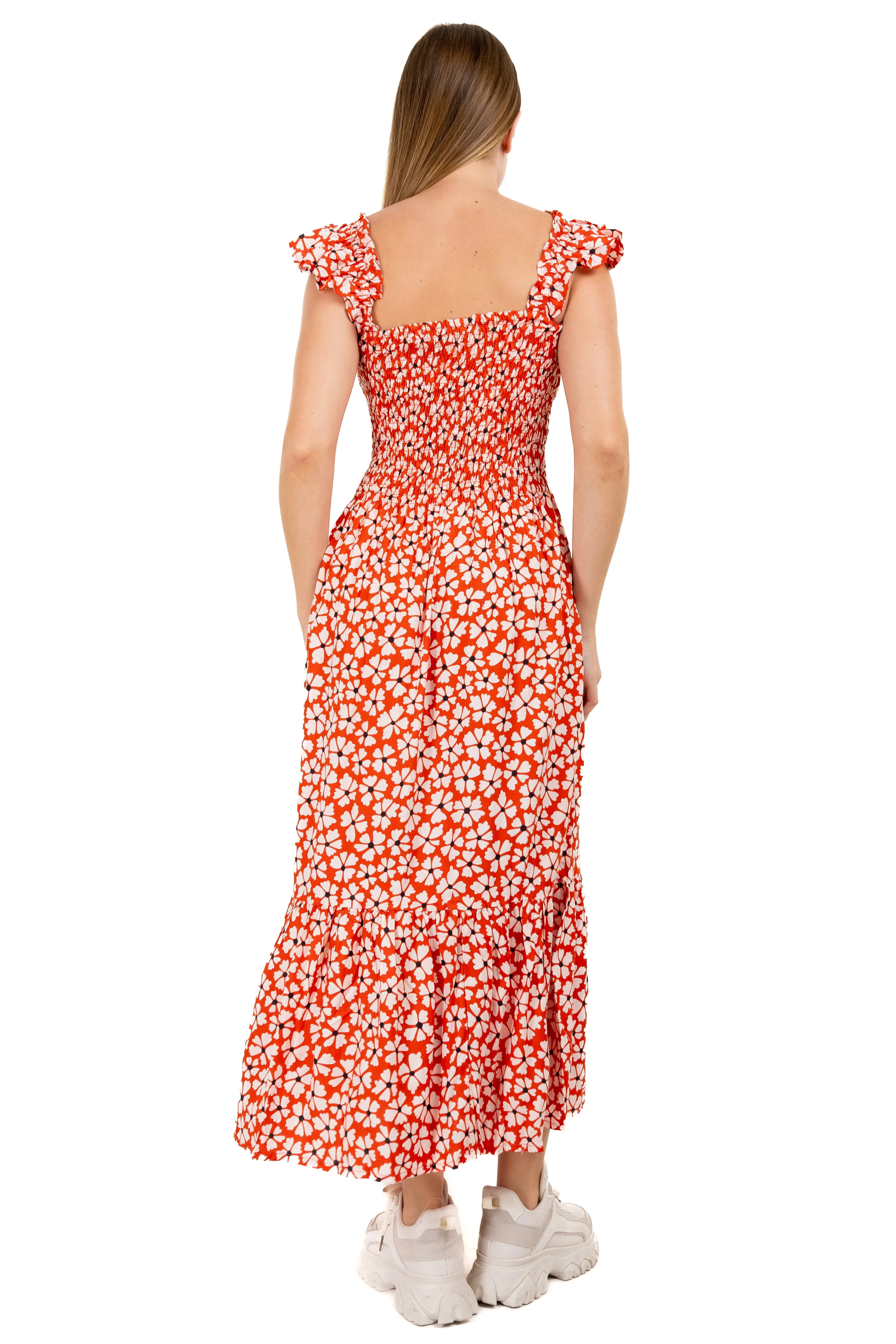 Vestido maxi smock floral sold by Shasa product image thumbnail 4