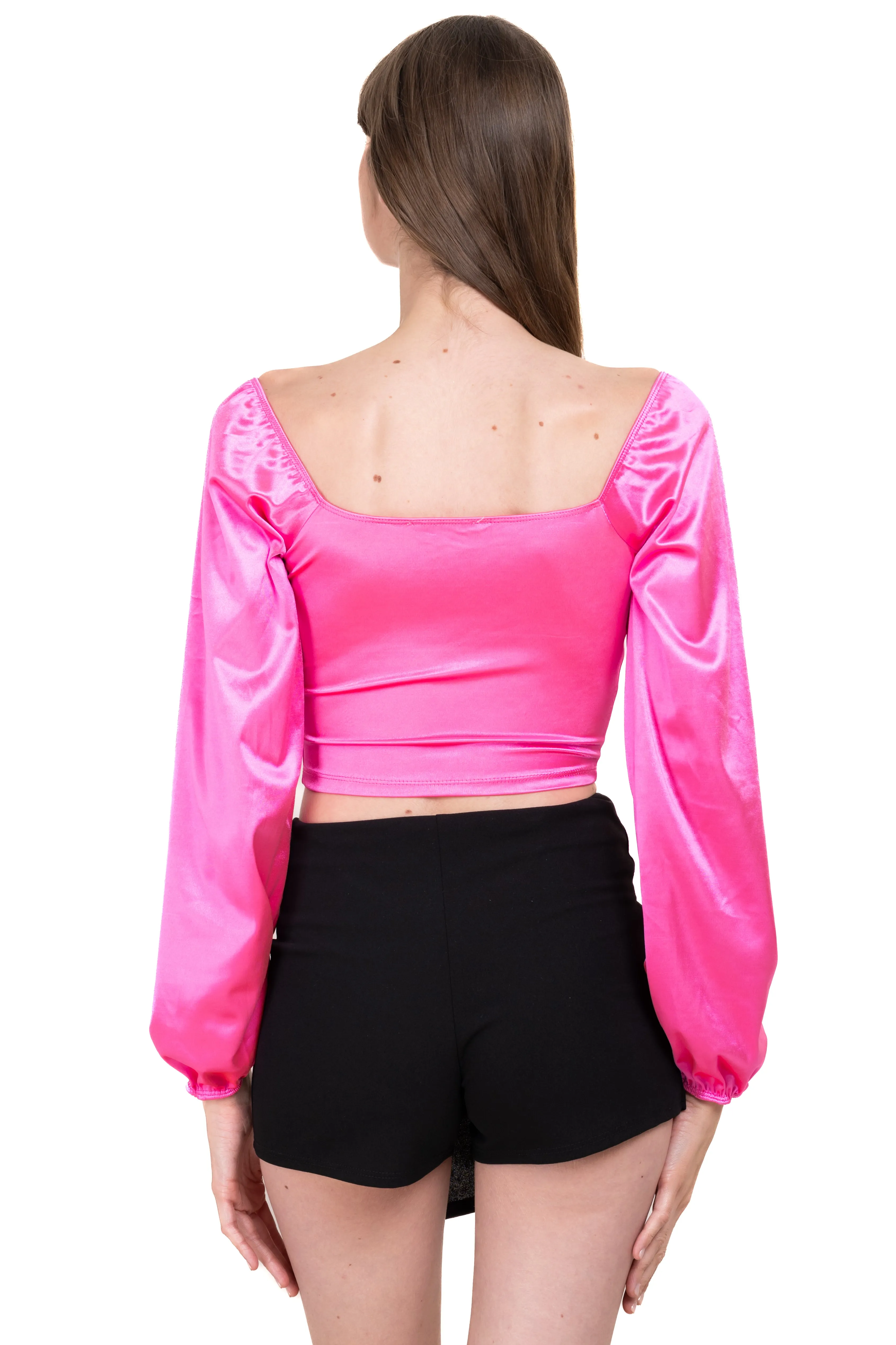 Blusa satín manga larga sold by Shasa product image thumbnail 4