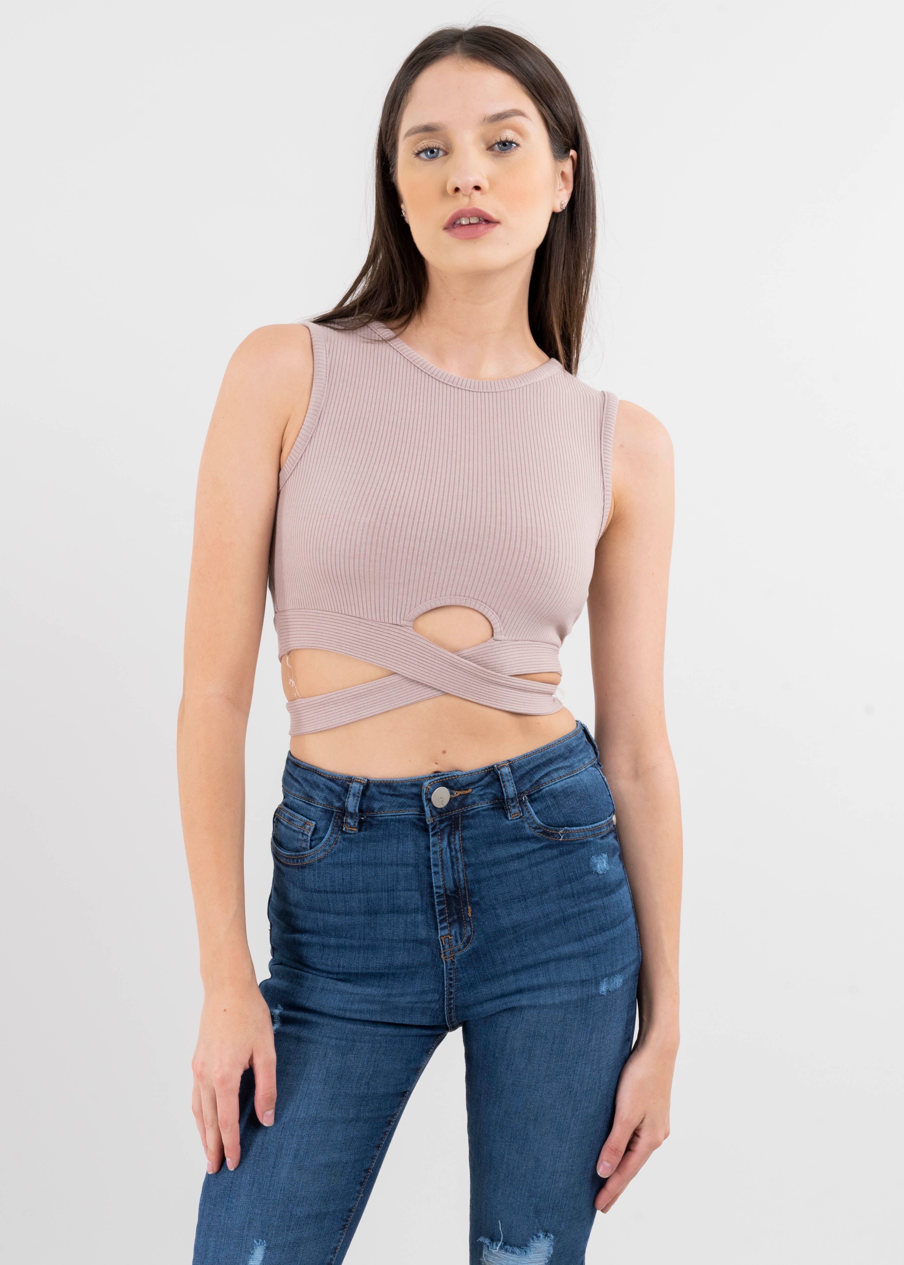 Top acanalado tiras sold by Shasa product image thumbnail 2