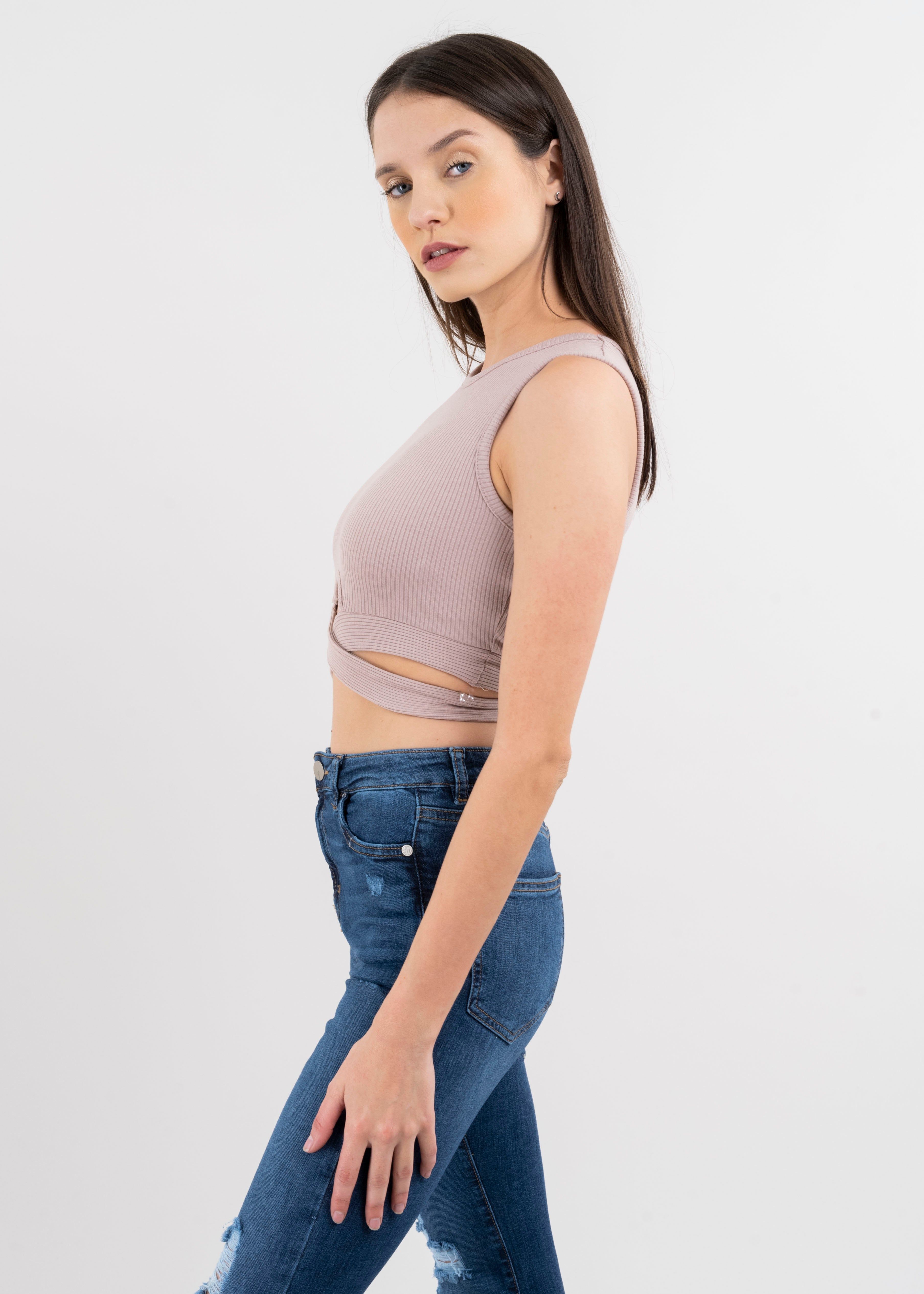 Top acanalado tiras sold by Shasa product image thumbnail 3