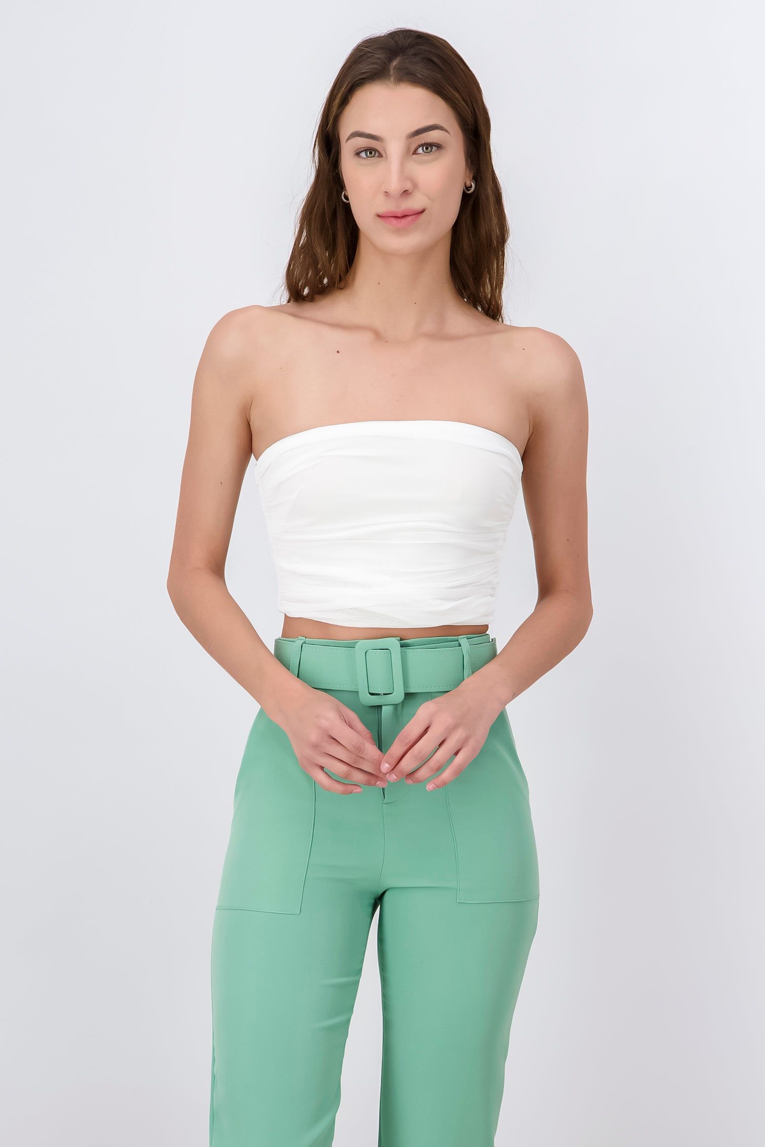 Top Tubo Mesh Fruncido sold by Shasa