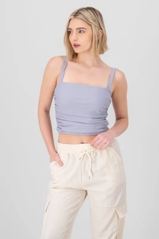 Top drapeado tirantes sold by Shasa