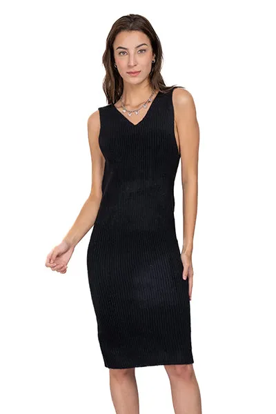 Vestido mini acanalado escote v sold by Shasa