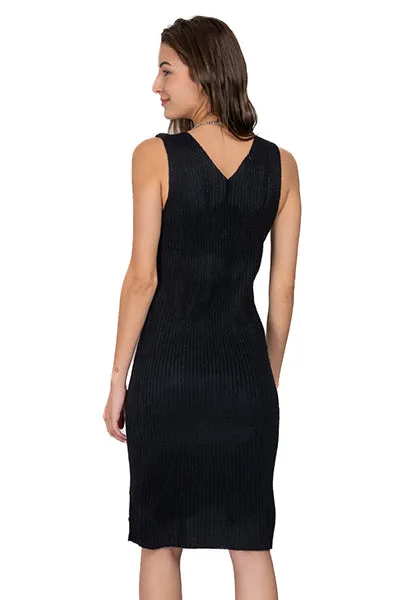 Vestido mini acanalado escote v sold by Shasa product image thumbnail 4