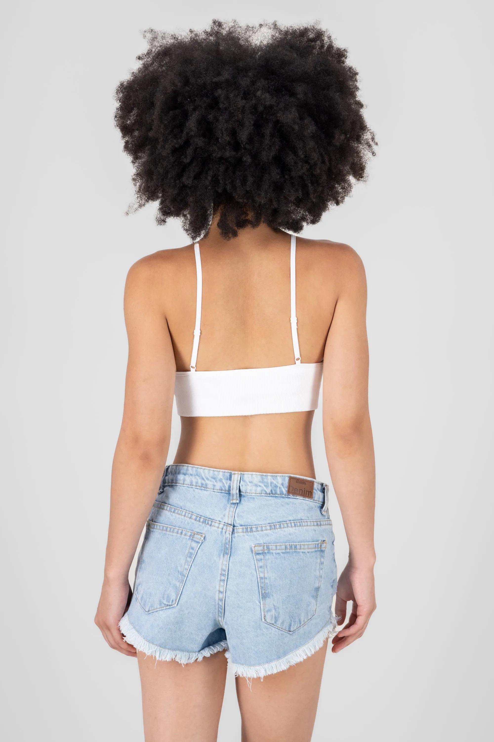 Top halter teddy rib sold by Shasa product image thumbnail 4