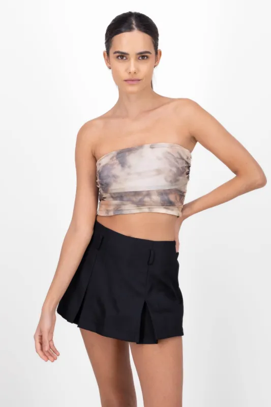 Top tubo mesh estampado sold by Shasa