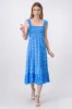 Vestido Midi Flores Smock sold by Shasa