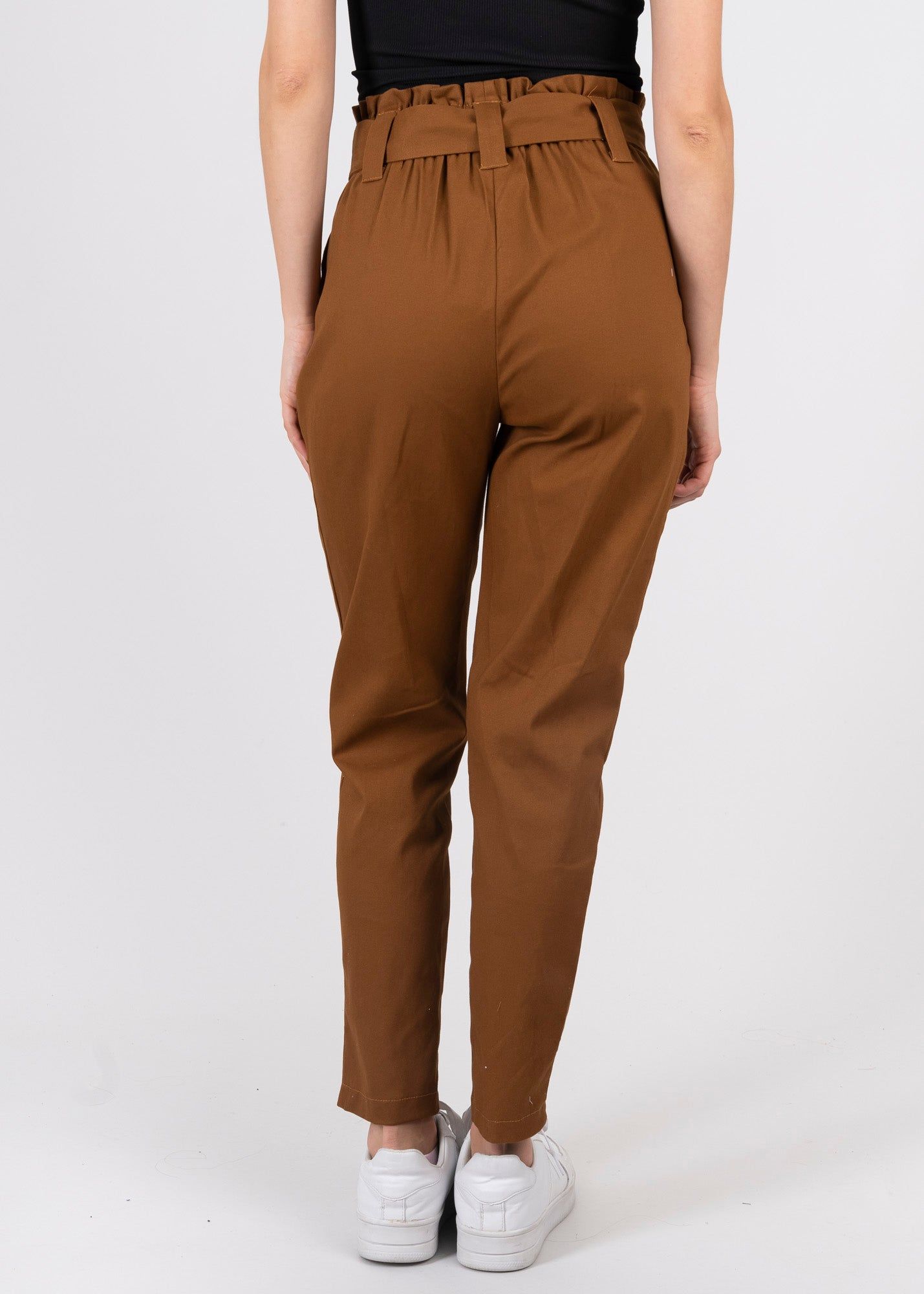 Pantalón paper bag cintura alta cinturón sold by Shasa product image thumbnail 4