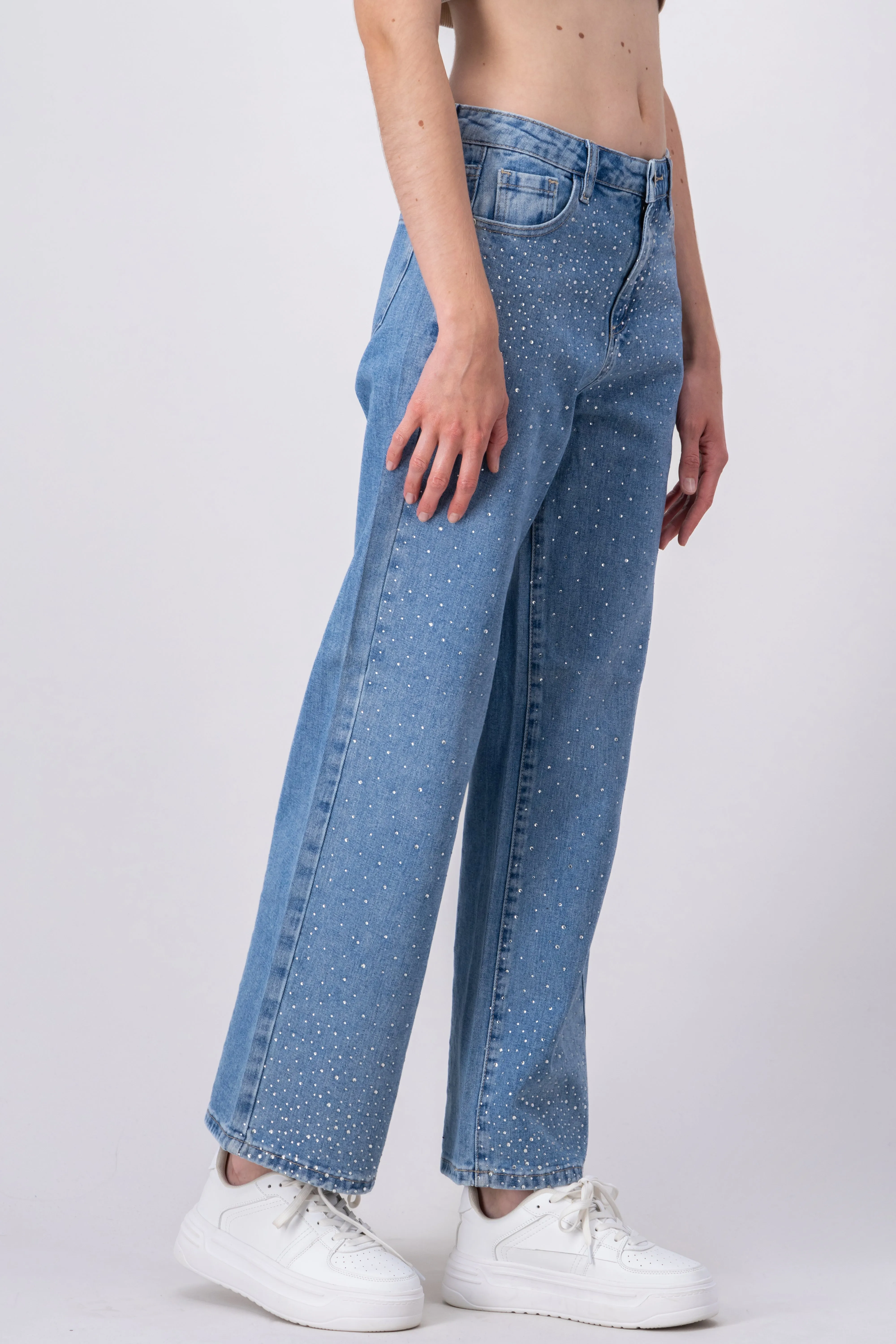 Jeans con brillos rectos sold by Shasa product image thumbnail 3