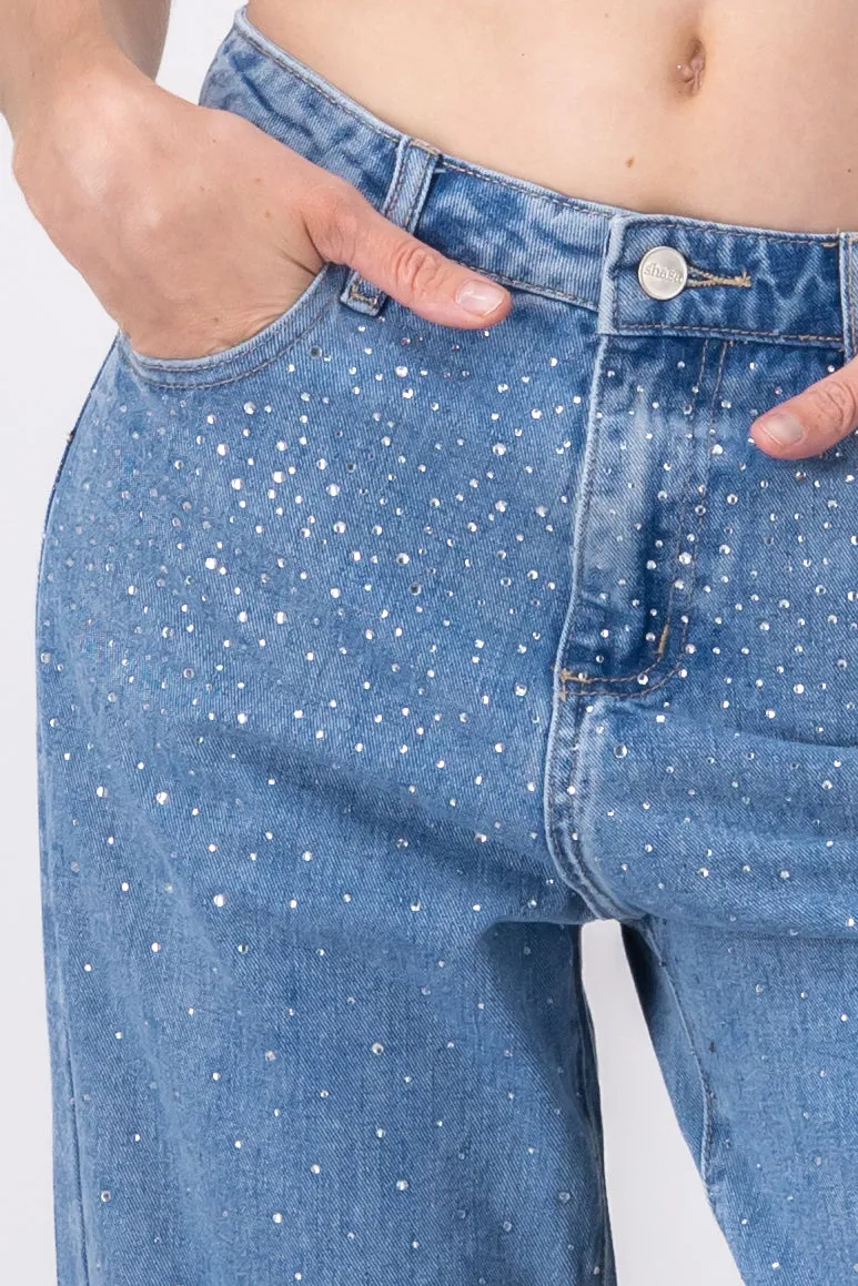 Jeans con brillos rectos sold by Shasa product image thumbnail 5