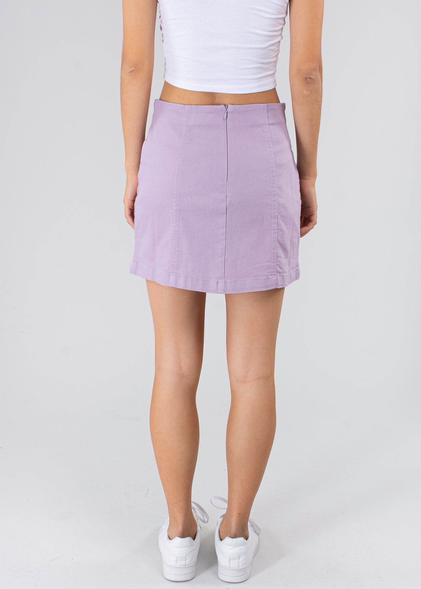 Mini falda gabardina cintura alta sold by Shasa product image thumbnail 4