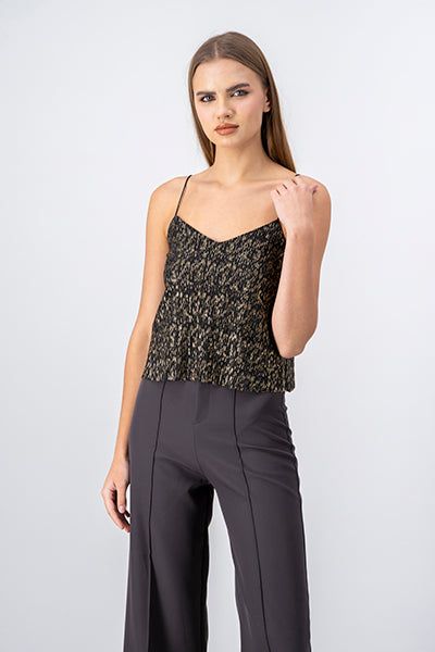 Top tirantes brillos metálicos sold by Shasa