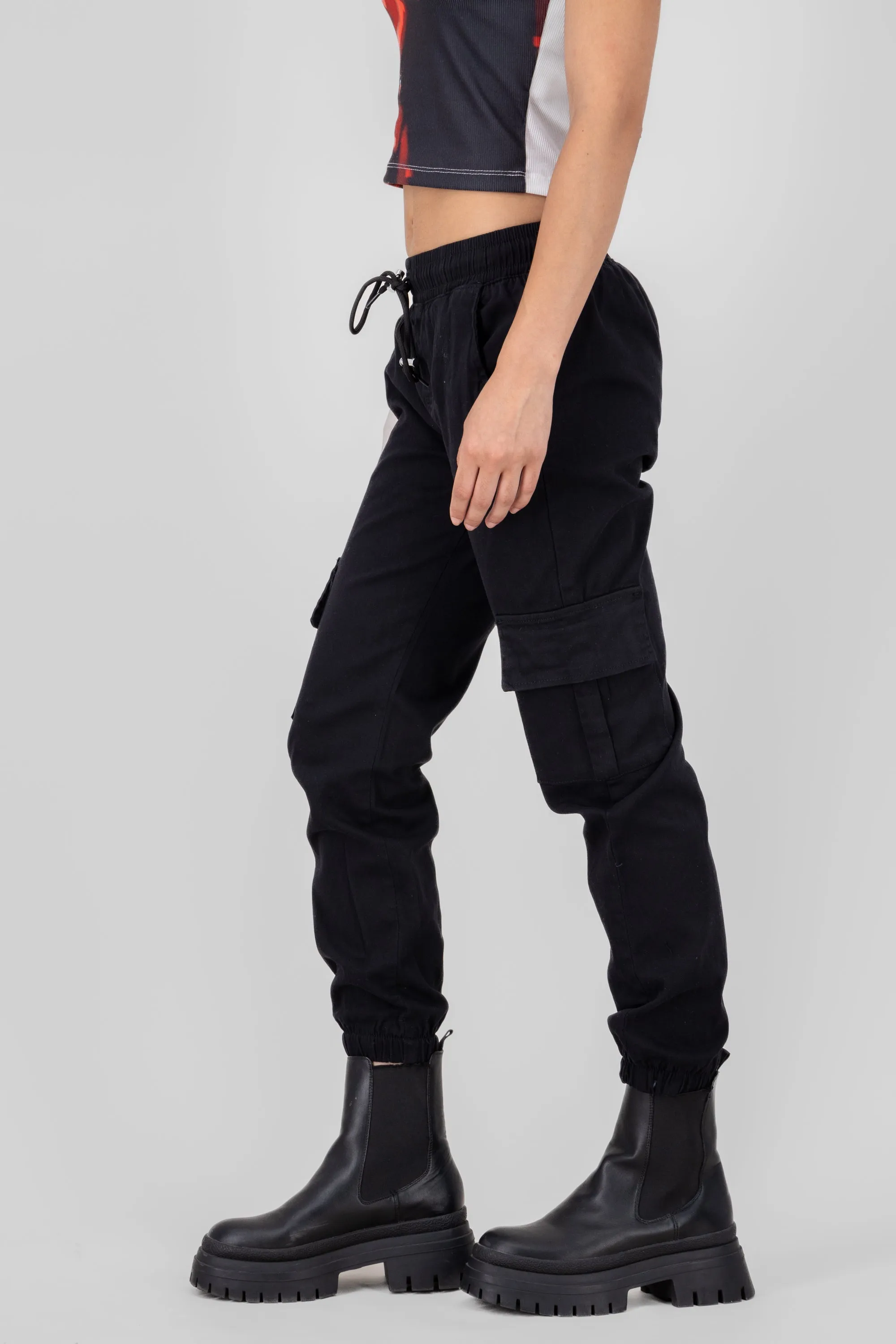 Jeans cargo con resorte y jareta sold by Shasa product image thumbnail 3