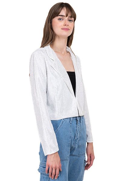 Saco brillos cropped sold by Shasa product image thumbnail 3
