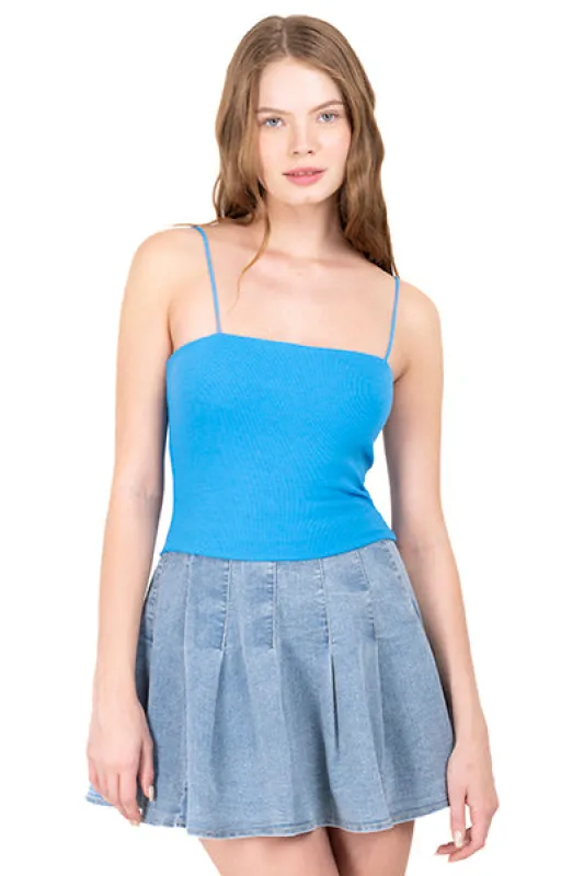 Top acanalado tirantes delgados sold by Shasa