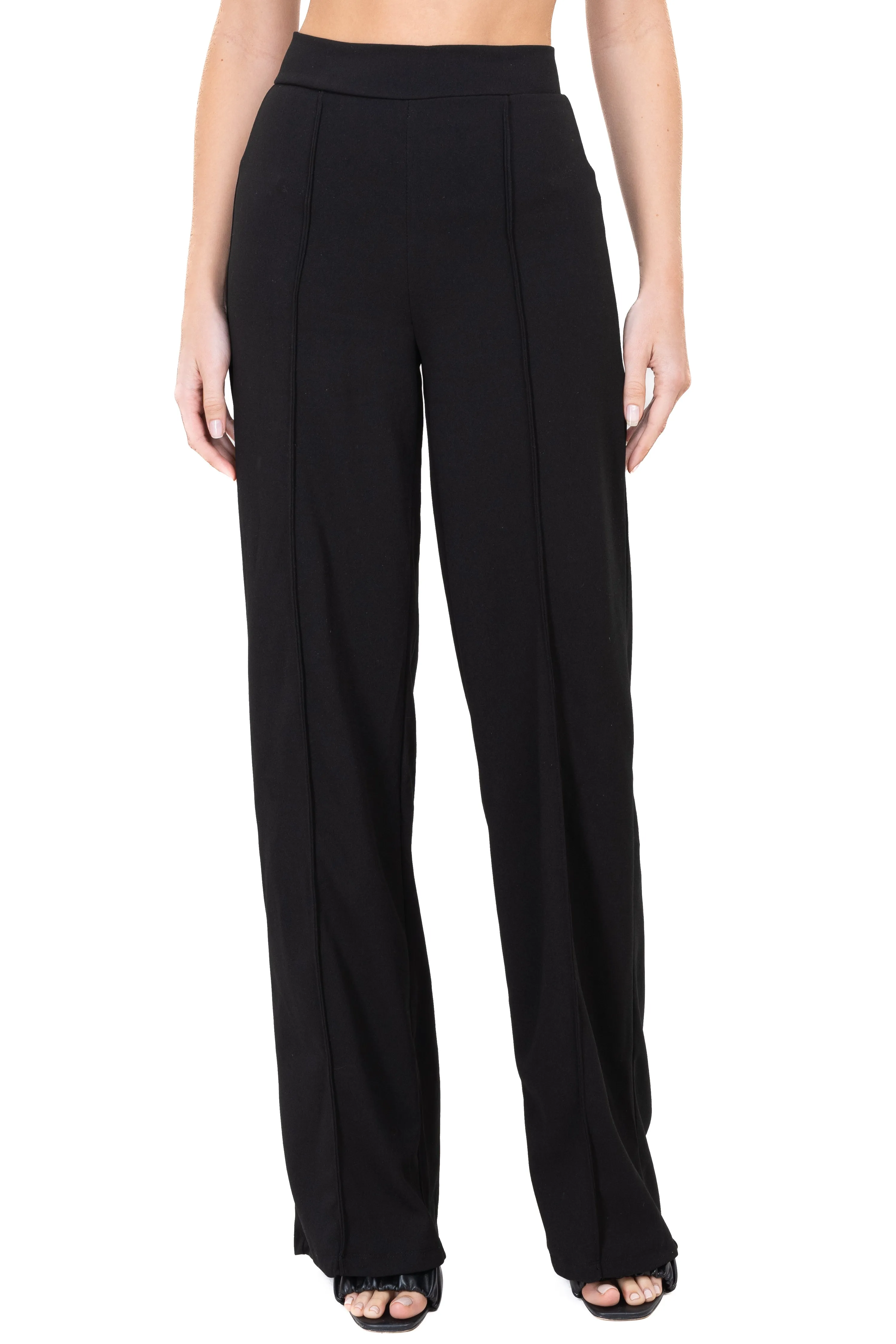 Pantalón recto costura cierre sold by Shasa