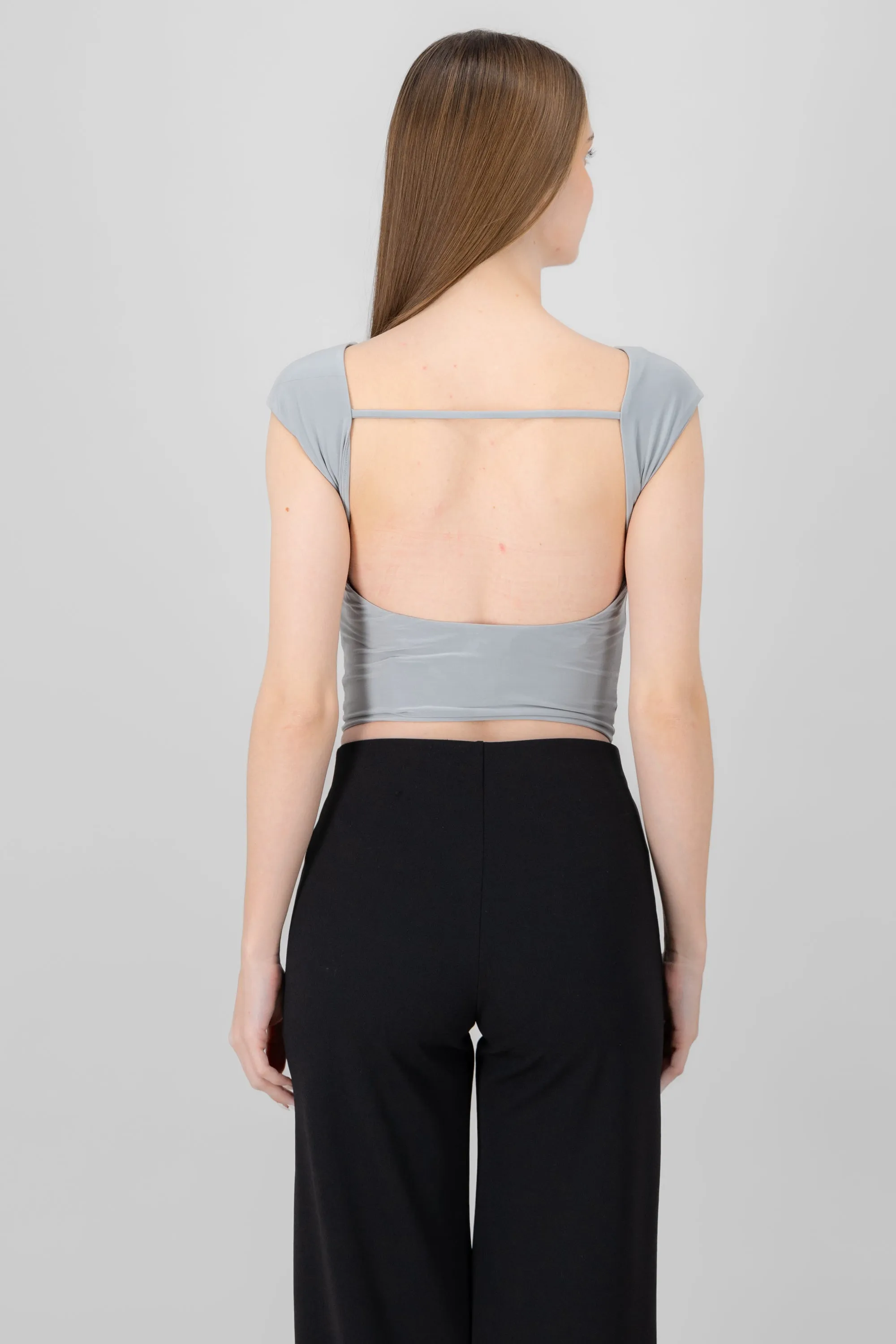 Top espalda descubierta doble tela sold by Shasa product image thumbnail 4