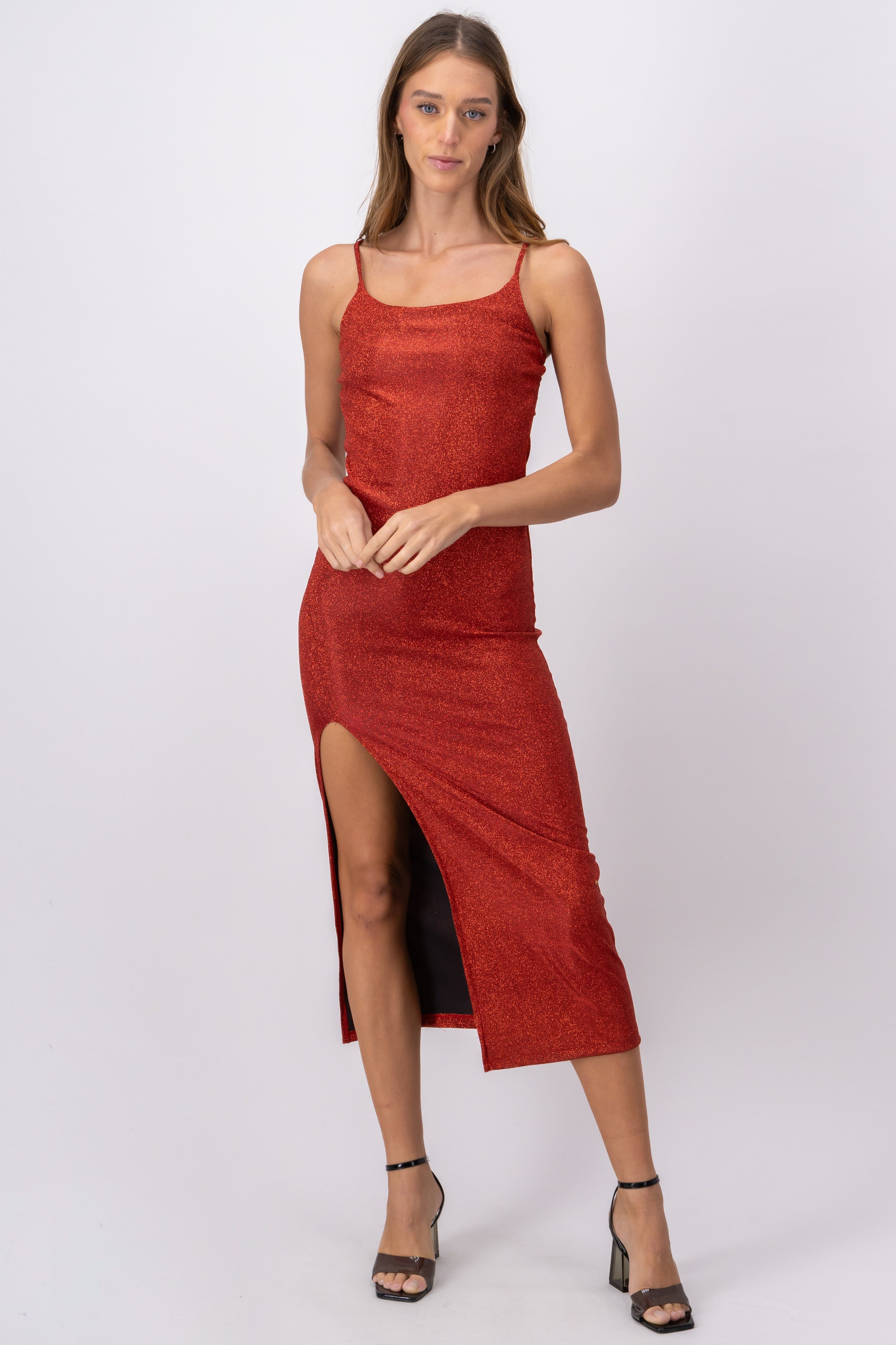 Vestido maxi brillos con abertura sold by Shasa product image thumbnail 2