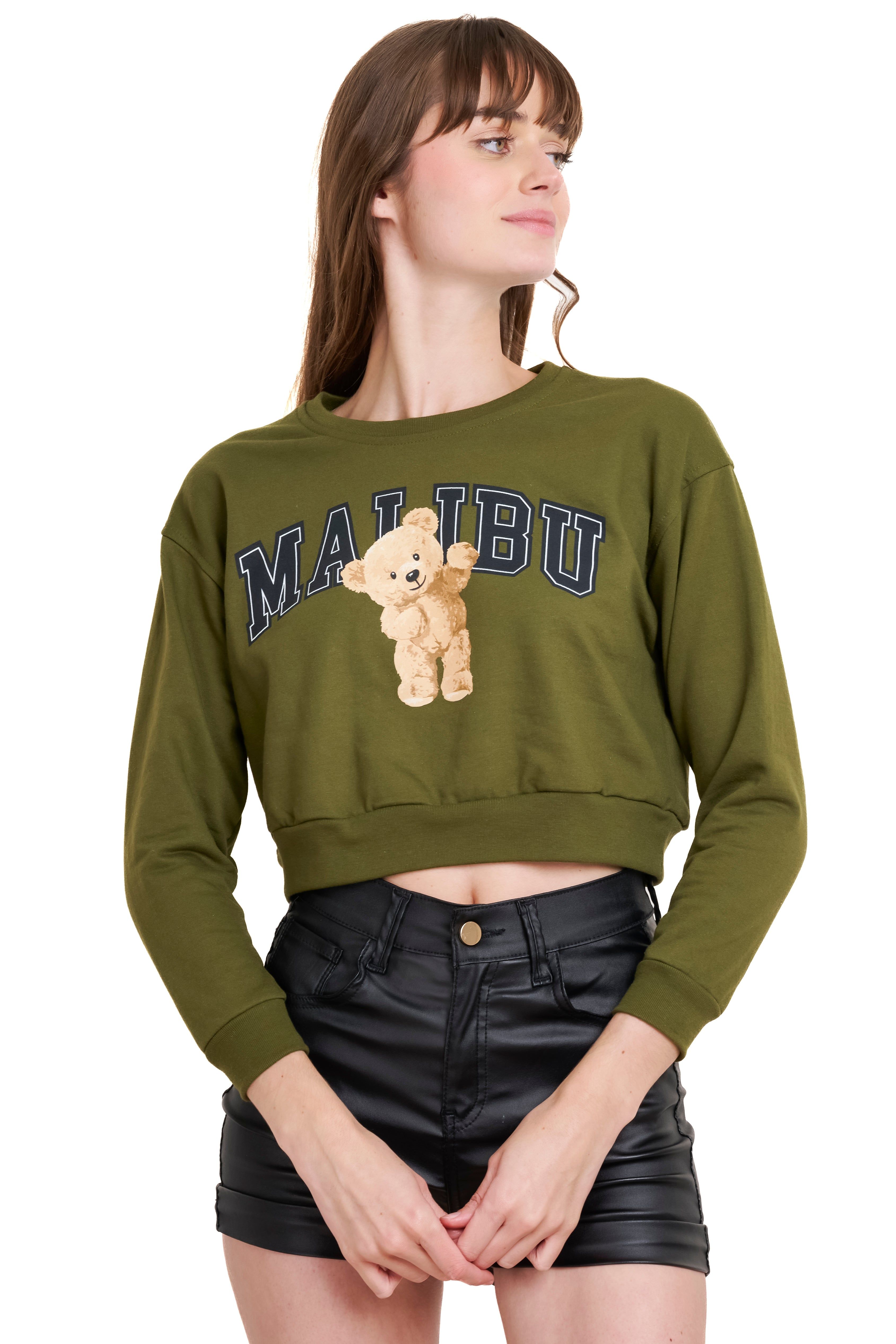 Sudadera crop oso Malibú sold by Shasa product image thumbnail 2