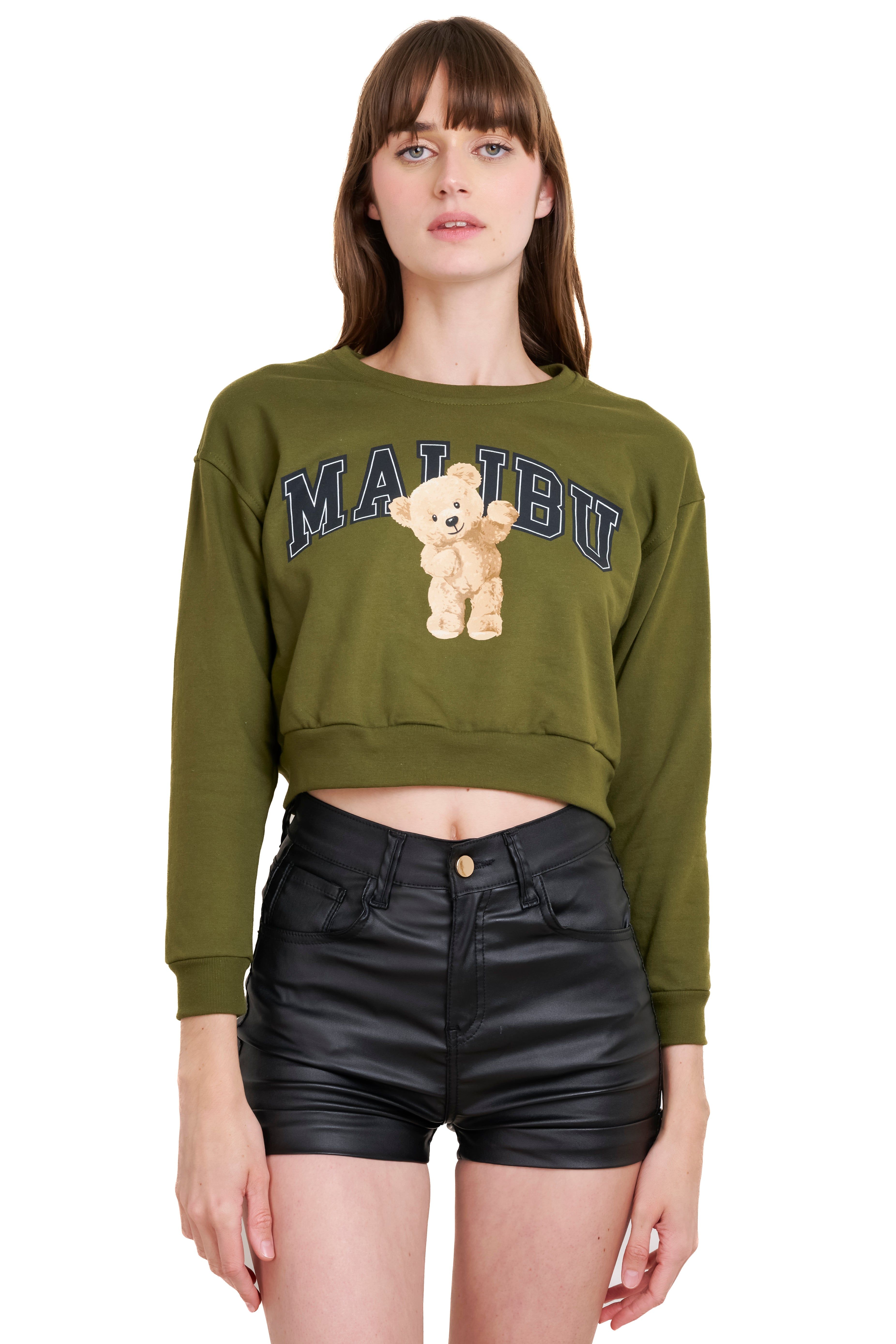 Sudadera crop oso Malibú sold by Shasa product image thumbnail 5