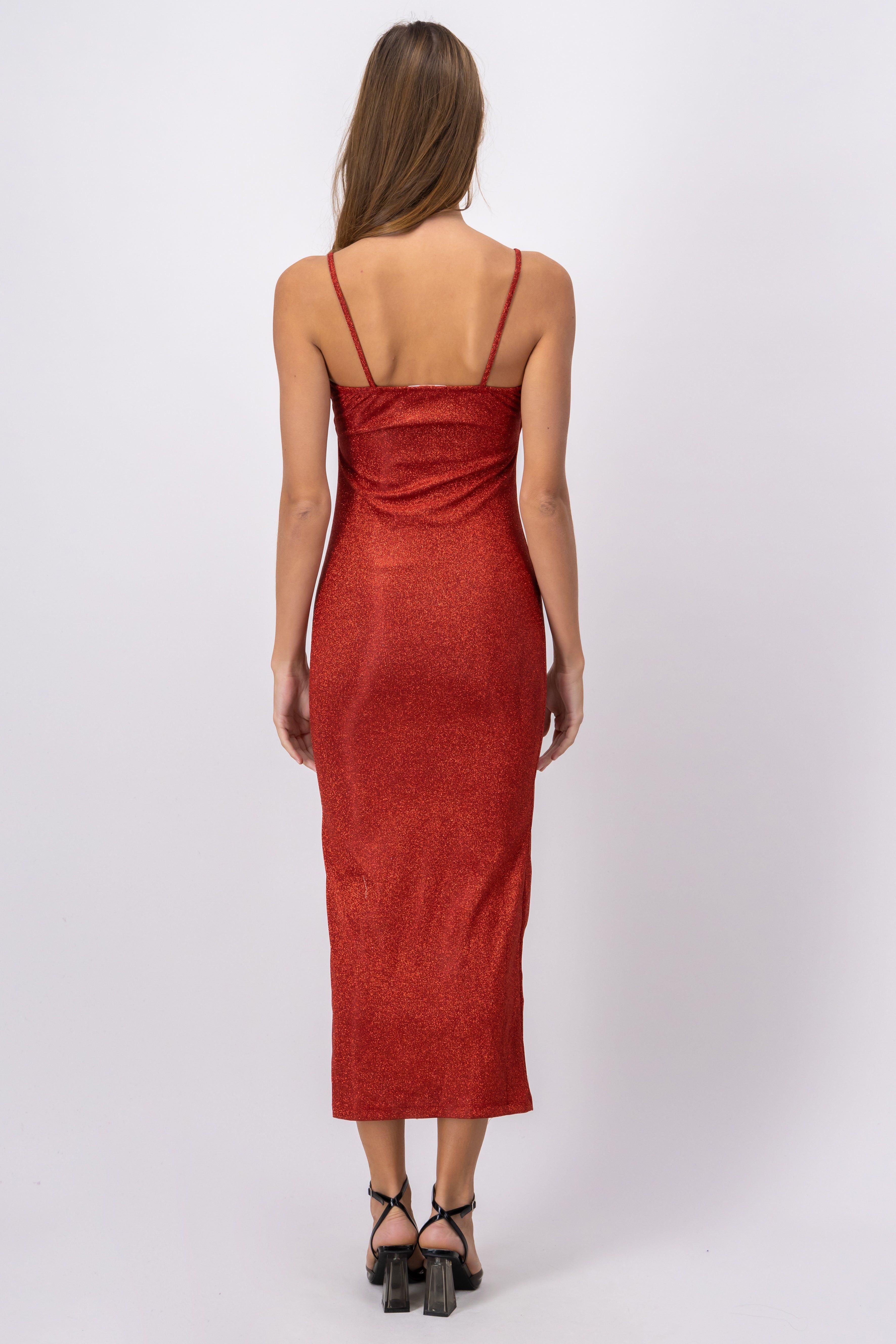 Vestido maxi brillos con abertura sold by Shasa product image thumbnail 4