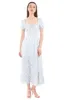 Vestido maxi manga corta flores sold by Shasa