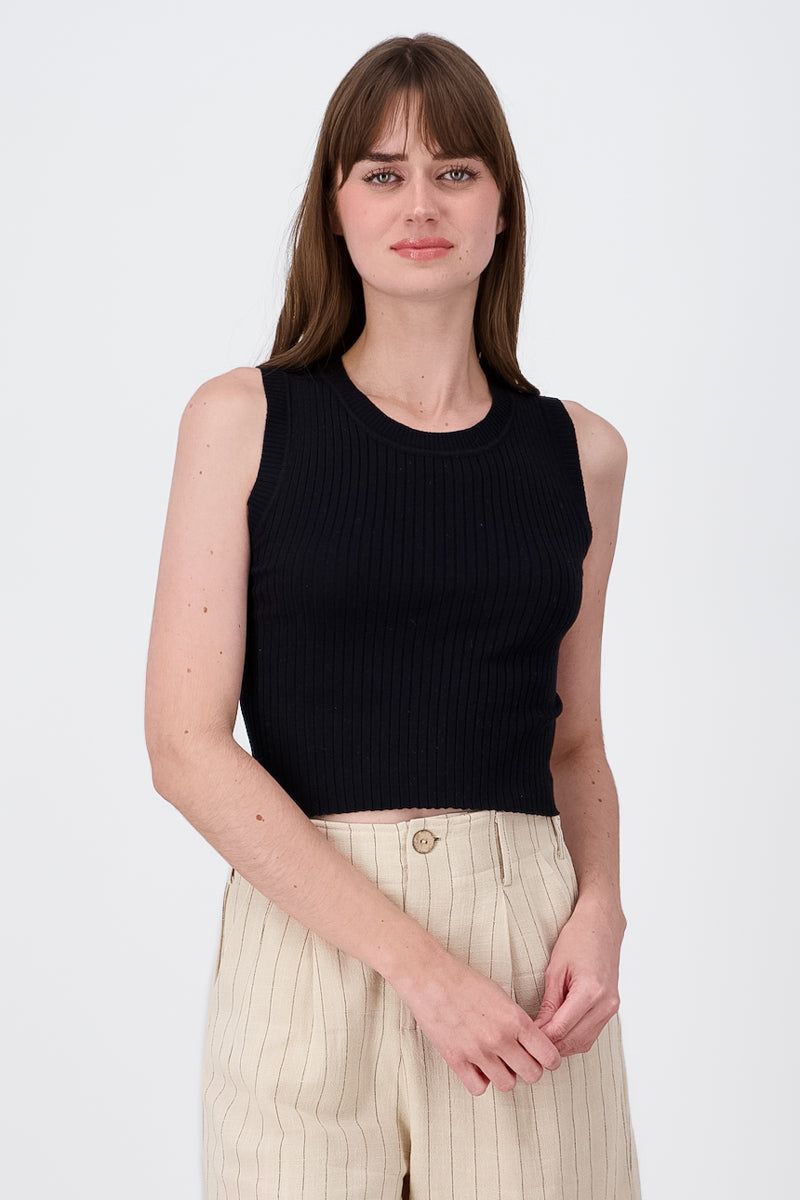 Top Sin Manga Tejido Liso sold by Shasa product image thumbnail 2