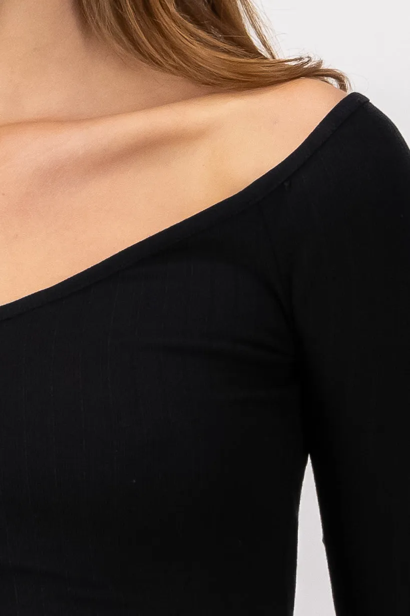 Top Manga Larga Cuello V sold by Shasa product image thumbnail 4