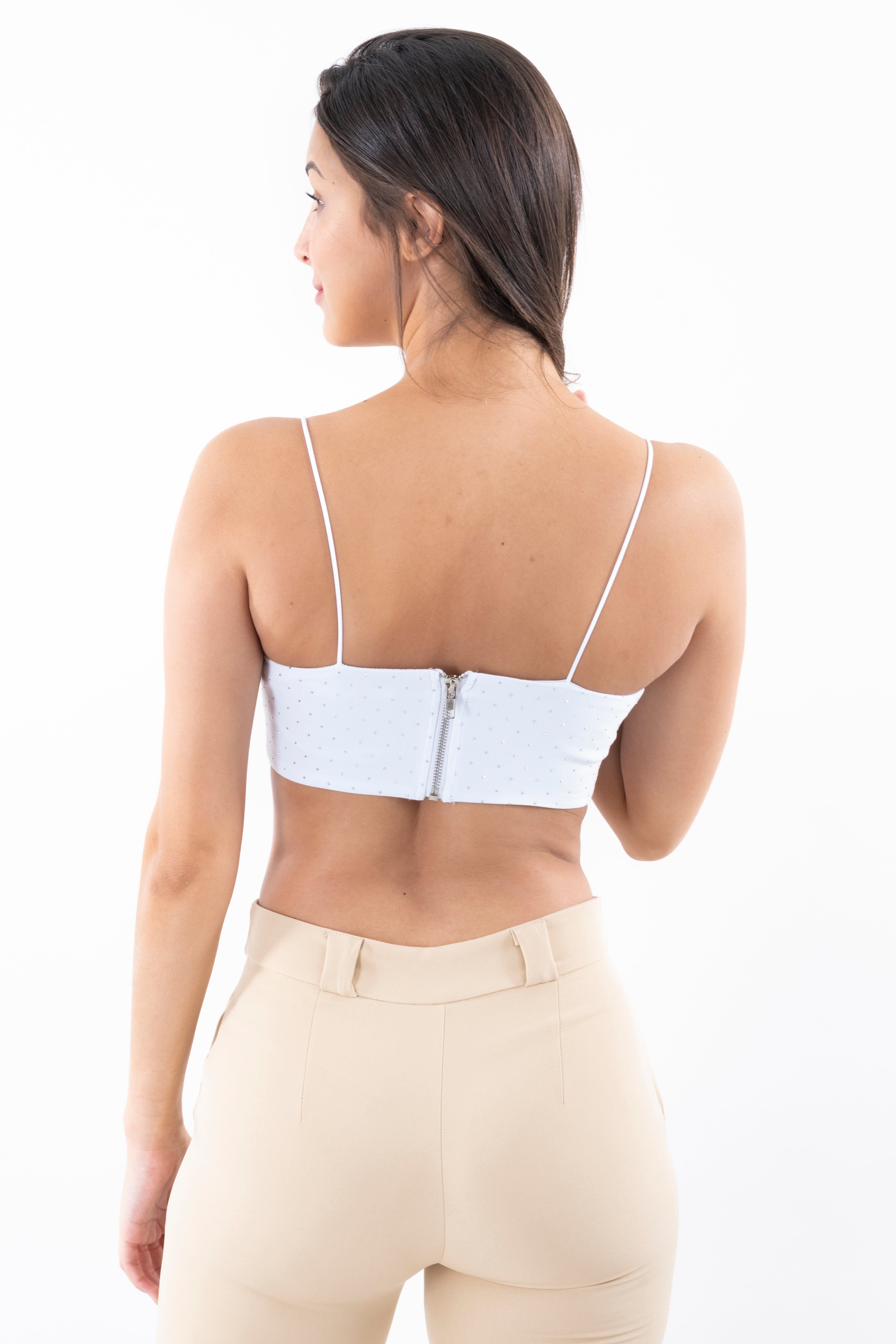 Top crop tirantes brillos sold by Shasa product image thumbnail 4