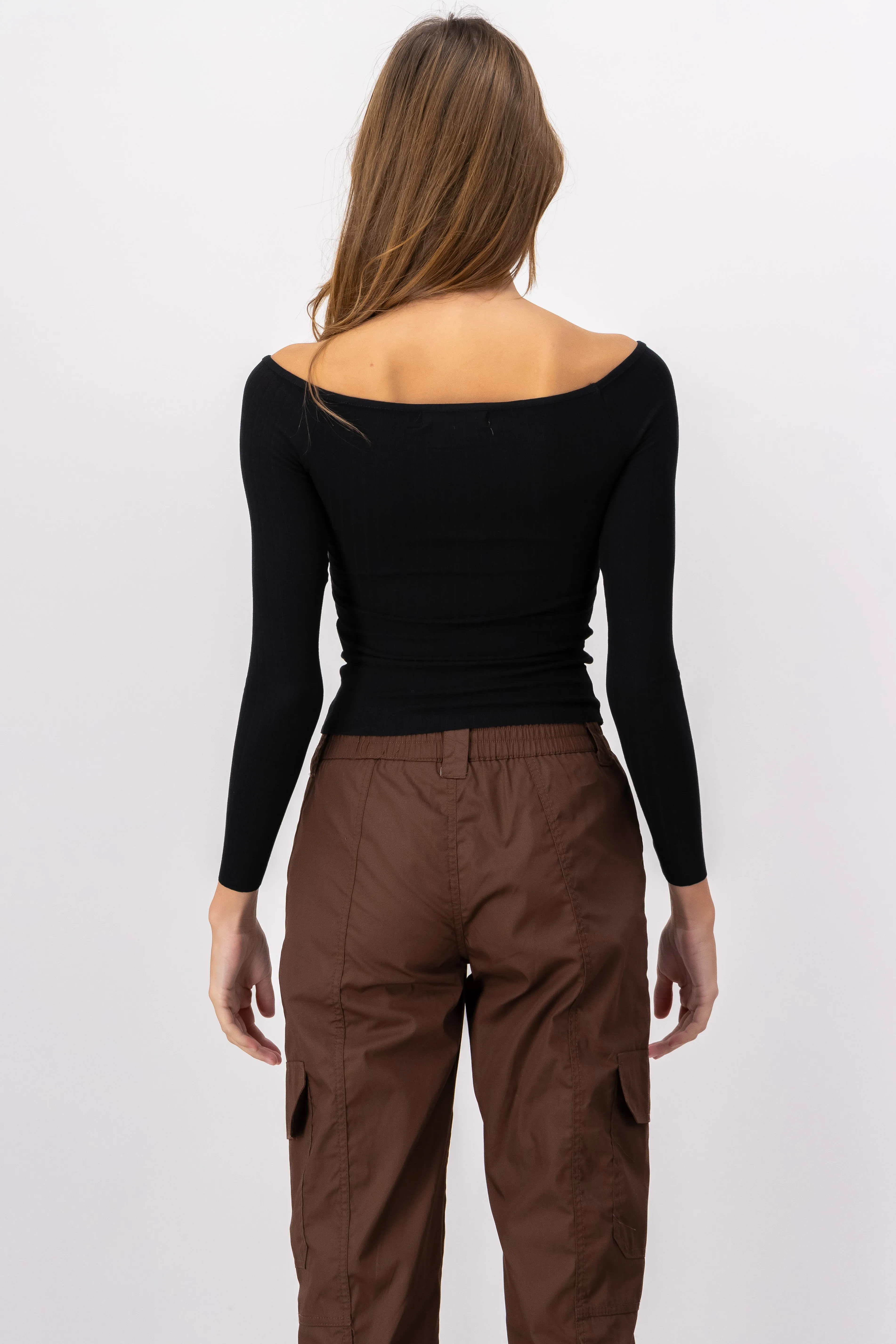 Top Manga Larga Cuello V sold by Shasa product image thumbnail 3