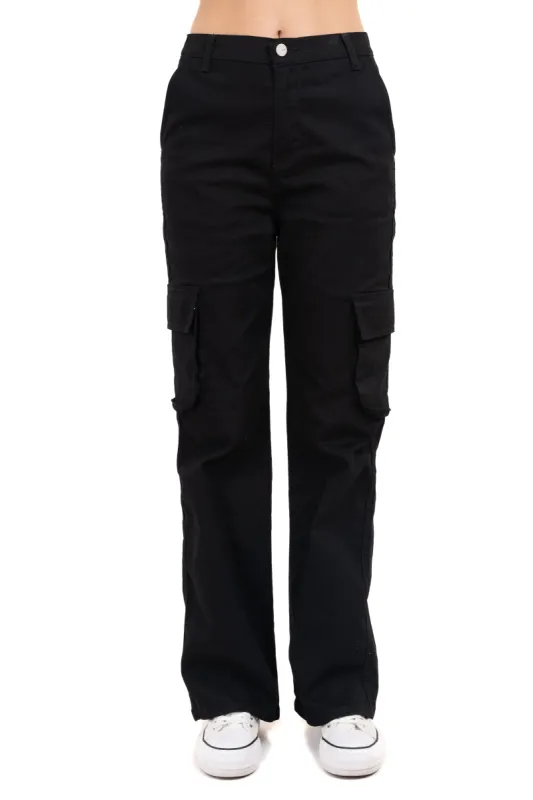 Jeans straight cargo sold by Shasa