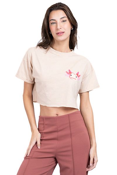 Playera Crop Ajolote sold by Shasa