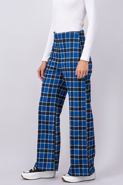 Pantalón wide leg cuadros sold by Shasa product image thumbnail 3