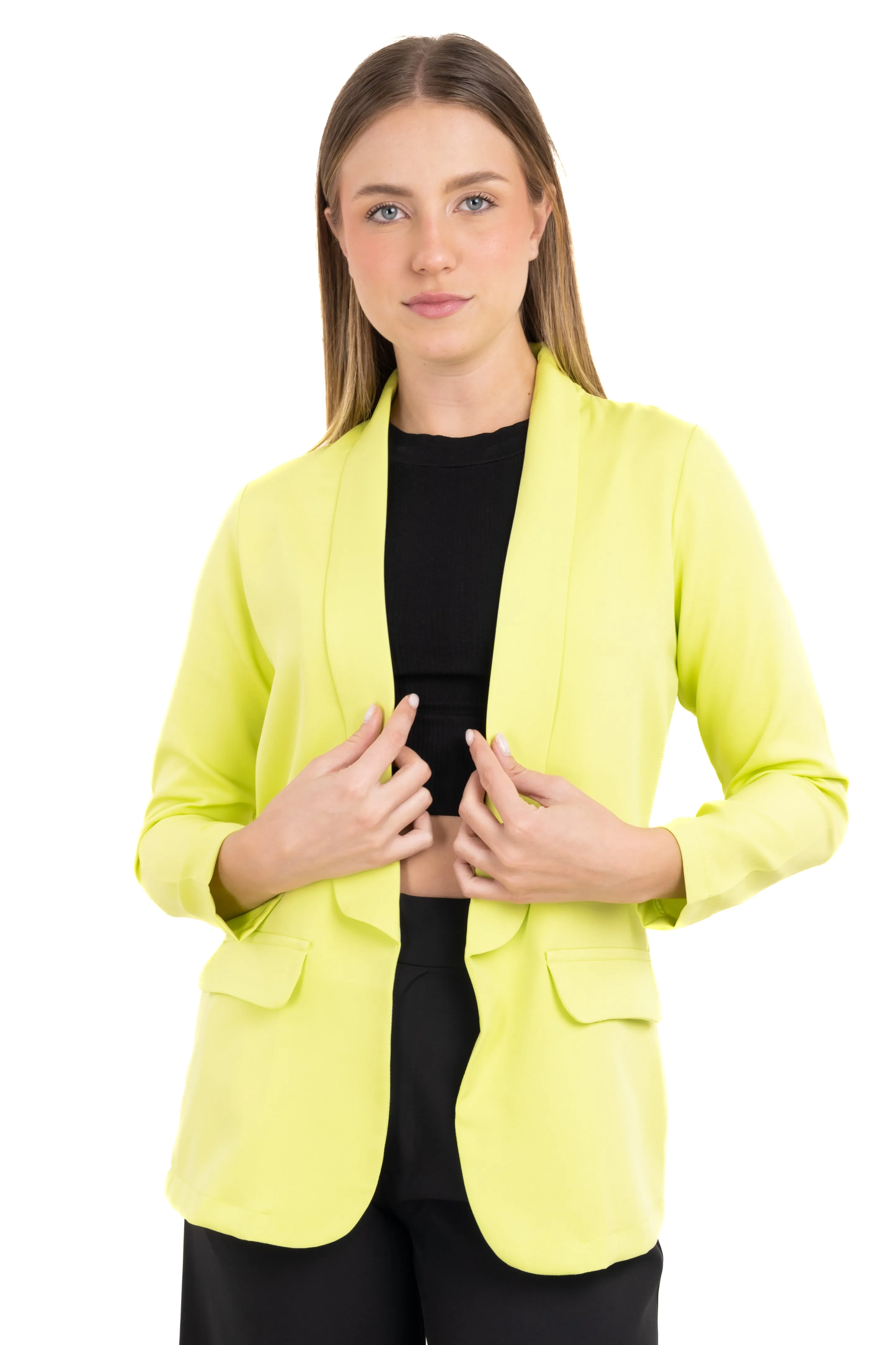 Saco Liso Solapa Recta sold by Shasa