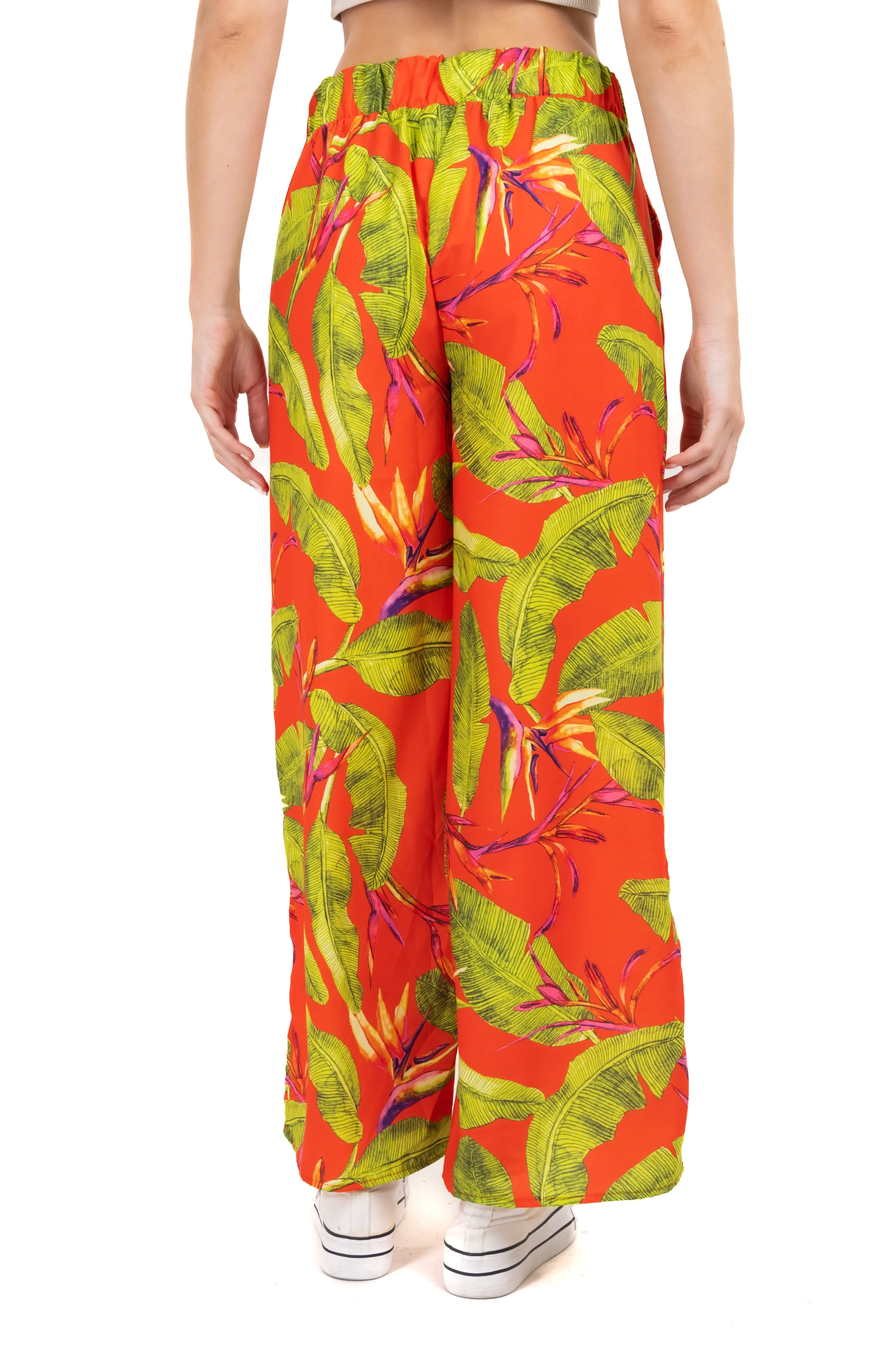 Pantalón wide leg estampado hojas sold by Shasa product image thumbnail 4
