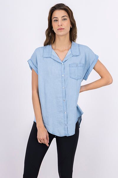 Camisa denim manga amplia sold by Shasa product image thumbnail 2