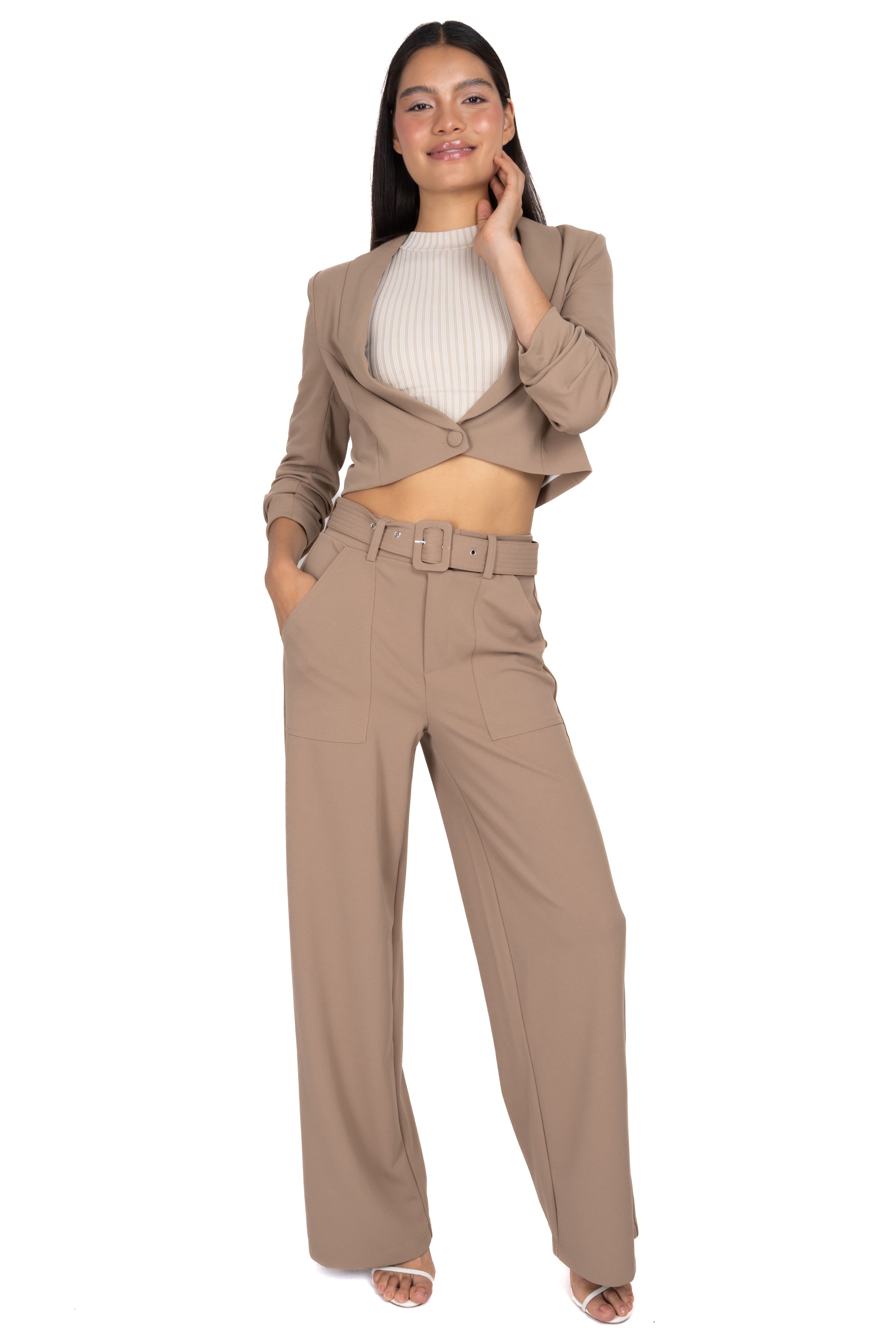 Pantalón amplio cinturón bolsillos sold by Shasa product image thumbnail 2