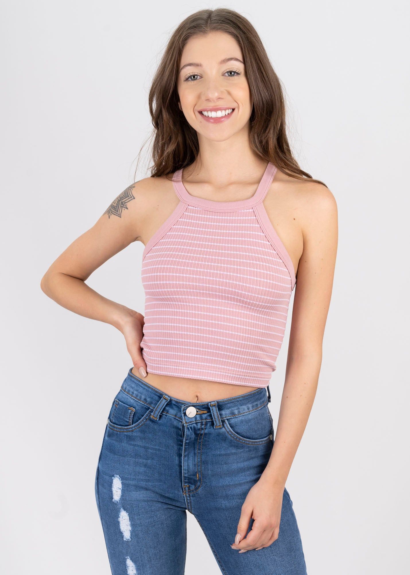 Top halter rayas sold by Shasa product image thumbnail 2