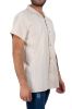 Camisa manga corta tipo lino rayas sold by Shasa