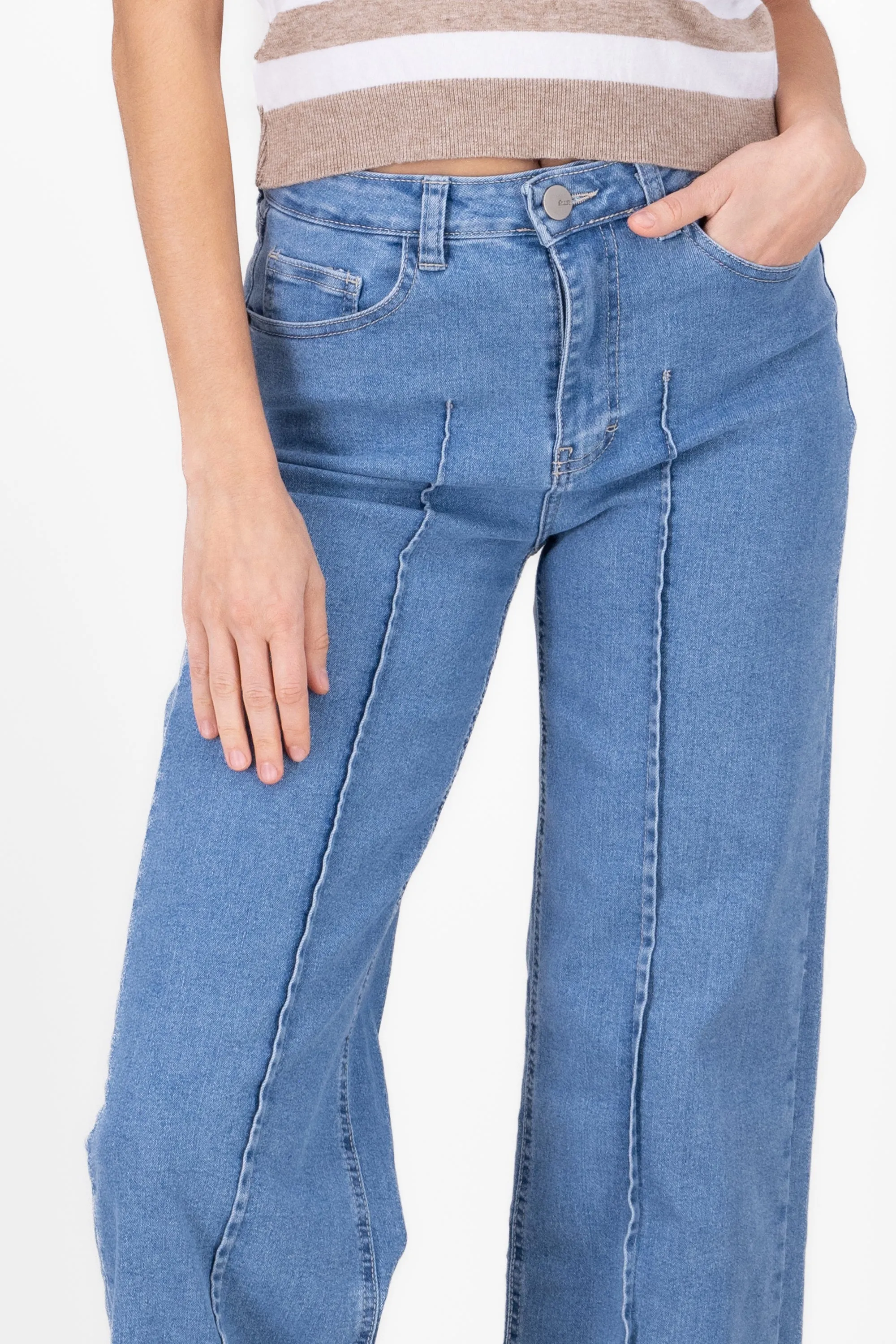 Jeans wide leg pinzas sold by Shasa product image thumbnail 5