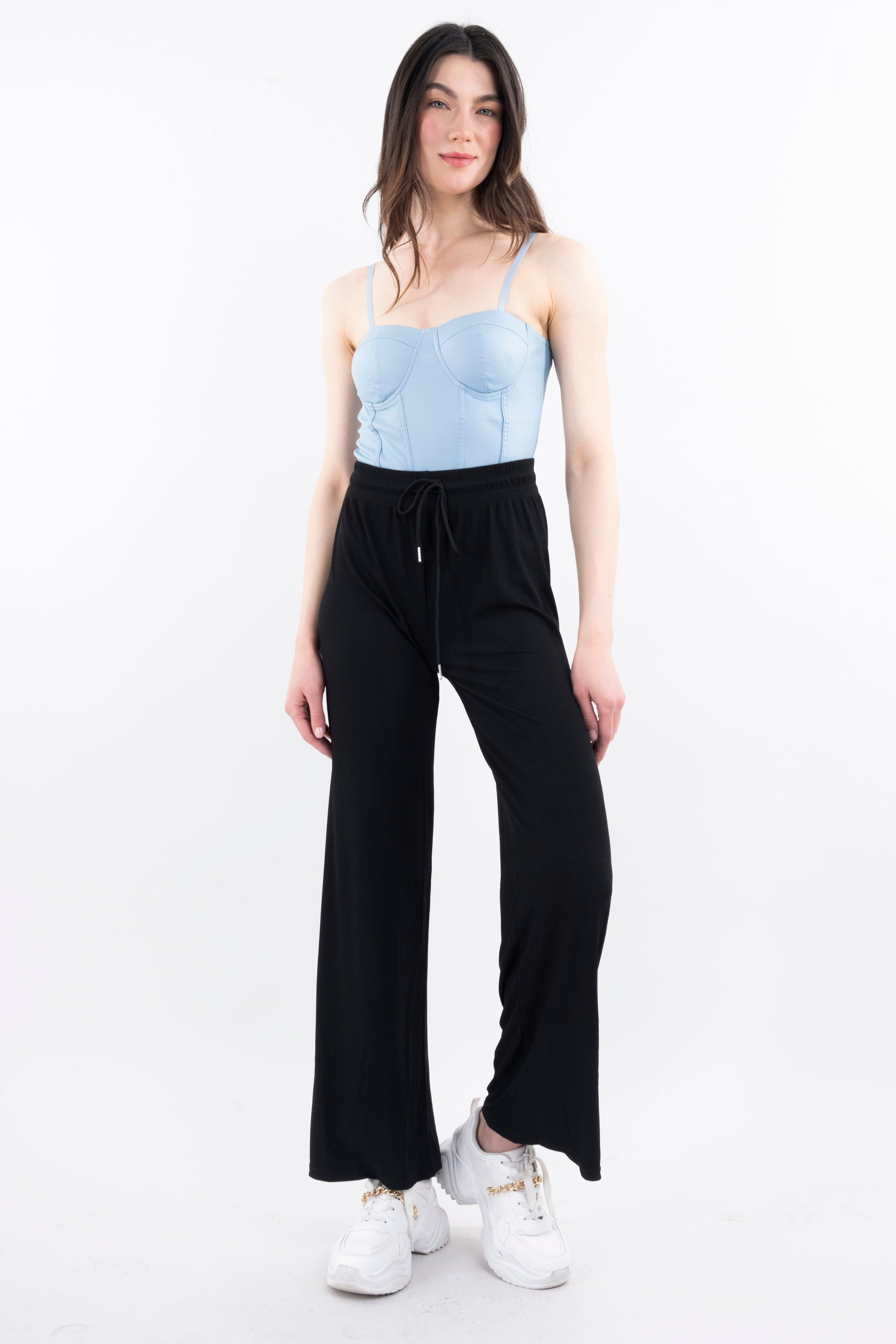 Pantalon rib wide leg sold by Shasa product image thumbnail 2