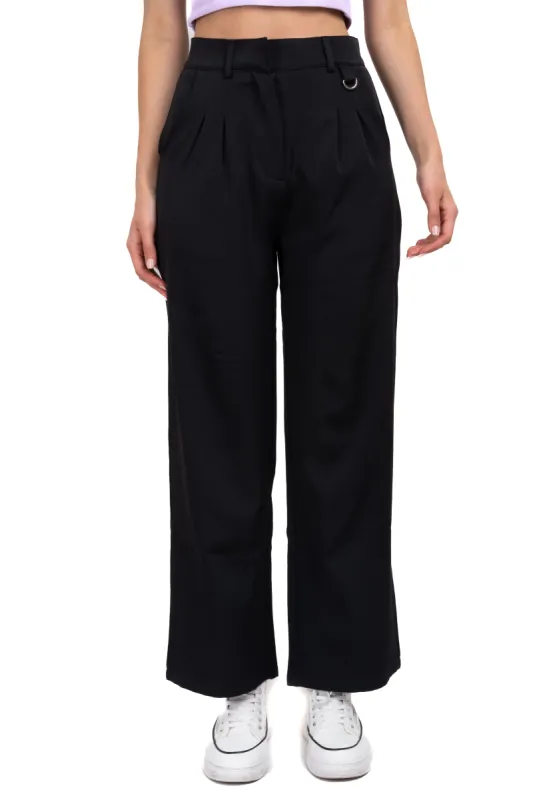 Pantalón recto pinzas argolla sold by Shasa