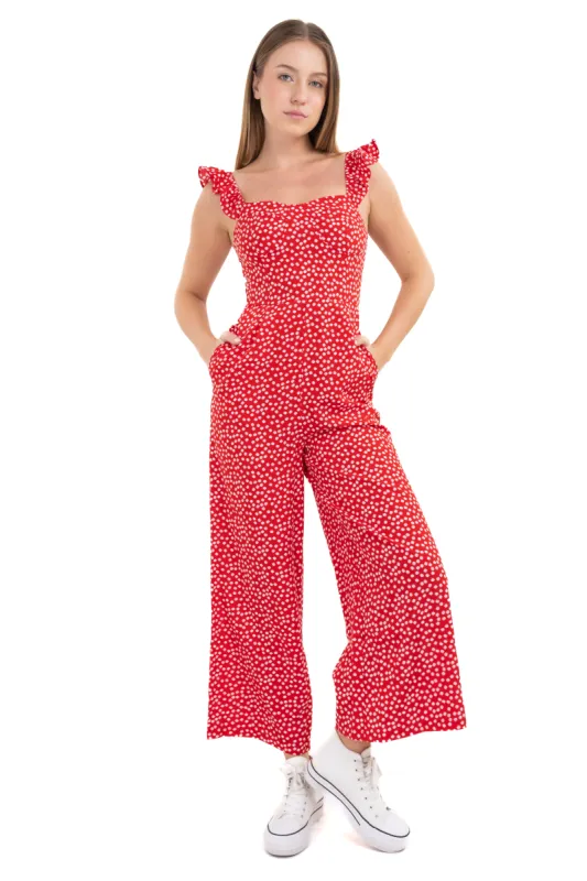 Jumpsuit escote corazón flores sold by Shasa