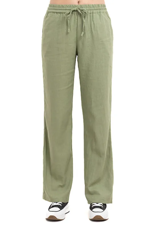 Pantalón wide leg cintura elástica sold by Shasa