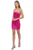 Vestido lentejuela lace up espalda sold by Shasa