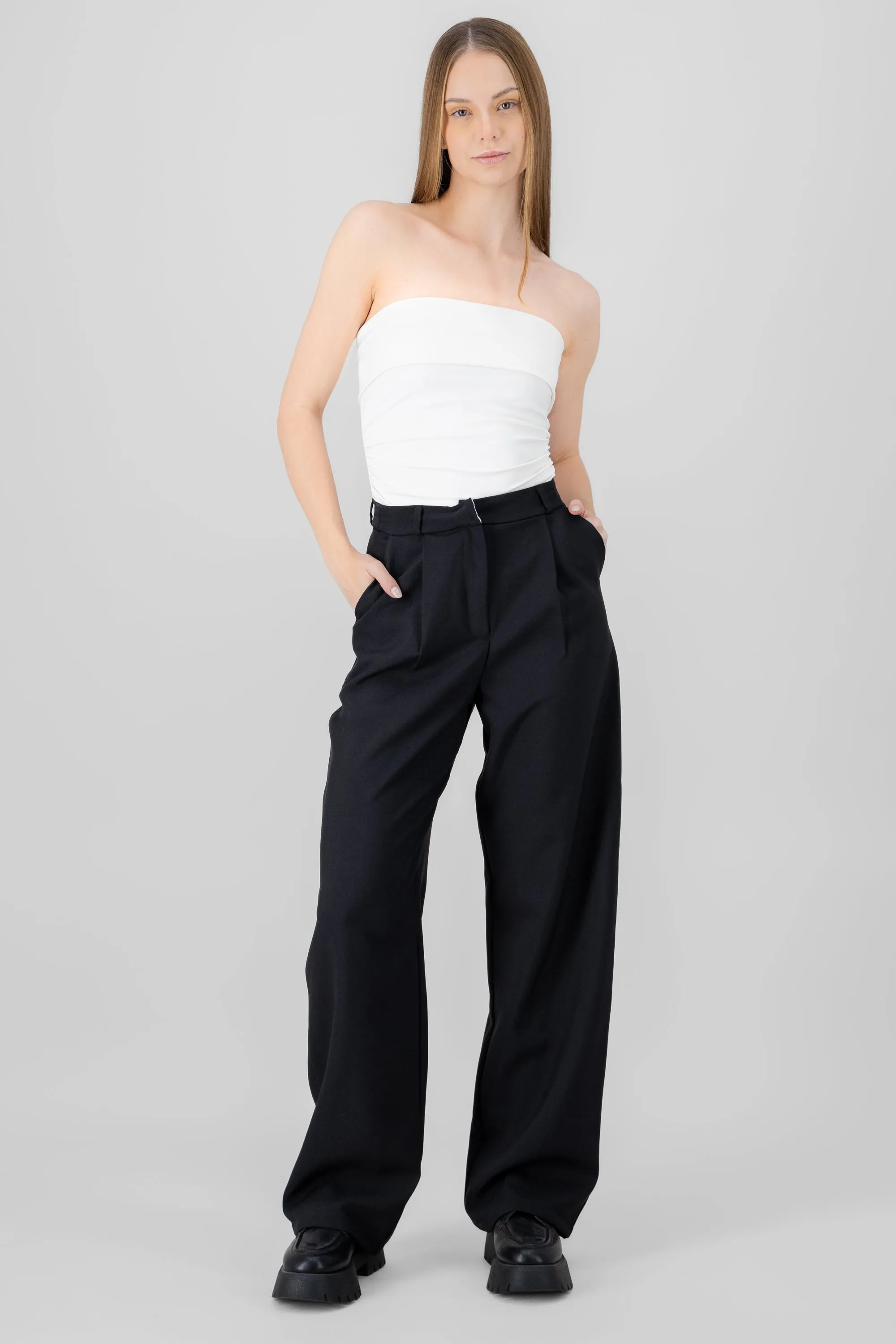 Pantalon sastre pretina con pinzas Hypsters sold by Shasa